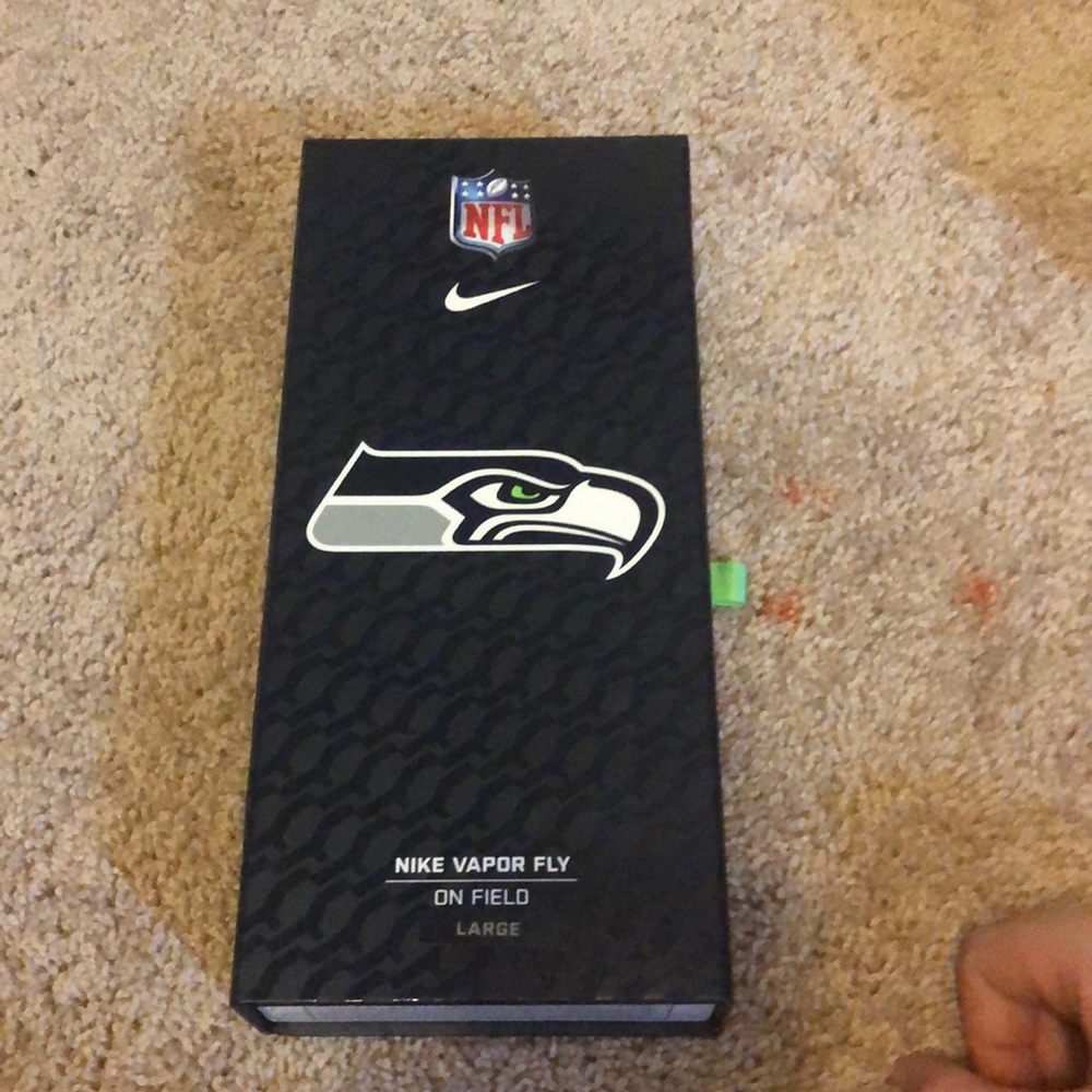 Seattle Seahawks football gloves